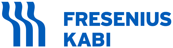fresenius kabi blå logotyp