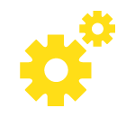 ikon som illustrerar produktion och skapandet av en fasadskylt